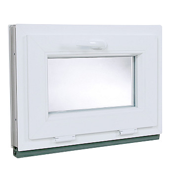 Kunststofffenster | 60 x 42 cm (600 x 420 mm) | weiß | Dreh-Kipp-Fenster | rechts