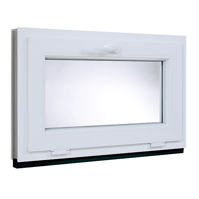 Plastové okno | 80x50 cm (800x500 mm) | Bílé | Sklopné
