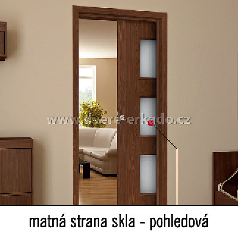 Schiebetüren in der Wand Altamura 2 - Hohe Tür 210 cm Schiebetüren in der Wand Altamura 2 - Hohe Tür 210 cm