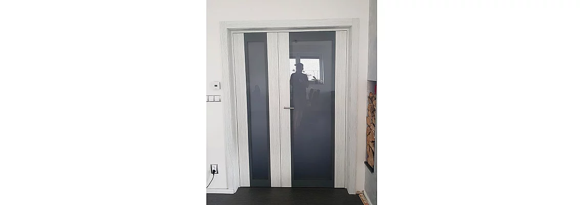 Interiérové dveře FRAGI 7 DECORMAT GRAFIT | Montáž dveří a zárubní