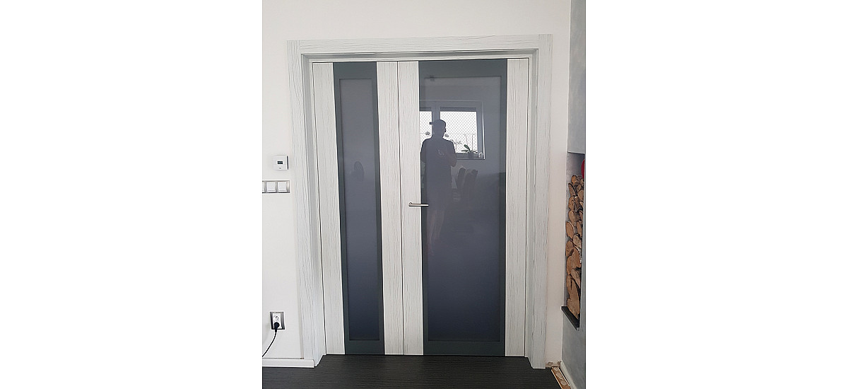 Interiérové dveře FRAGI 7 DECORMAT GRAFIT | Montáž dveří a zárubní