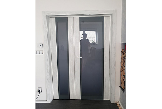 Interiérové dveře FRAGI 7 DECORMAT GRAFIT | Montáž dveří a zárubní