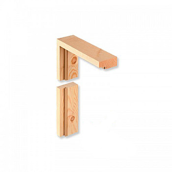 Blockzarge Massivholz - Geknotete